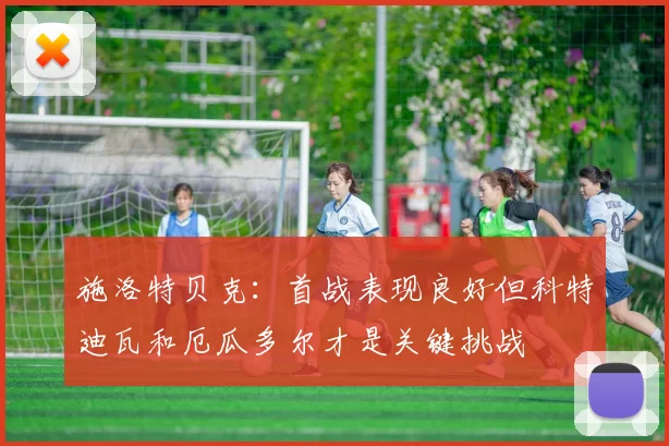 施洛特贝克：首战表现良好但科特迪瓦和厄瓜多尔才是关键挑战